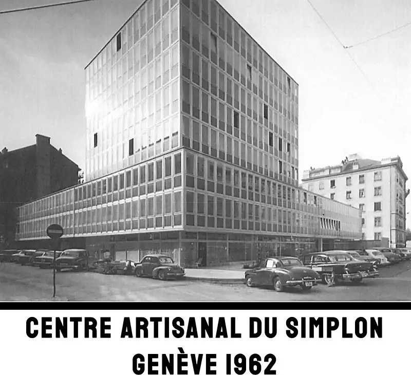 The Centre artisanal du Simplon in Geneva in 1962